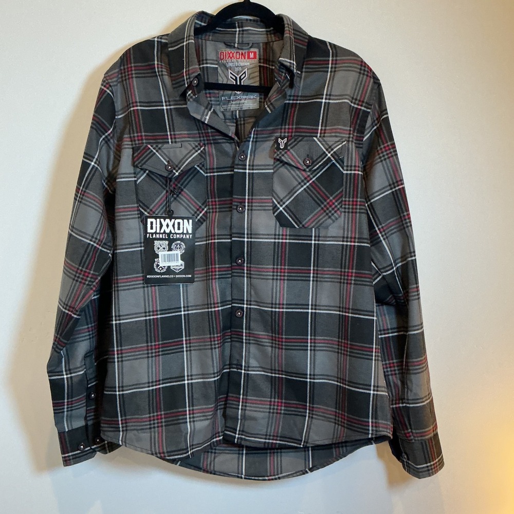 Dixxon Flannel Company Flexpak Shirt‎ Mens Medium Grey Limited Edition 2025 NEW